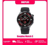OnePlus Watch 3 46mm OPWWE251 Smartwatch 1,5-Zoll-LTPO-Display Schnelles Aufladen 120 Stunden Akkulaufzeit 100 Sportmodi Dual-Frequenz-GPS Black