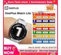 OnePlus Watch Lite Smartwatch 1,46 Zoll 100 Sportmodi Bluetooth-Anrufe GPS white