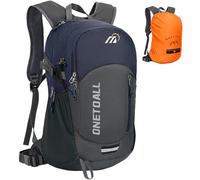 ONETOALL Diebstahlsicherer Wanderrucksack Damen 20L, Leichter Tagesrucksack Herren Klein, Wasserdichter Fahrrad Rucksack mit Rückenbelüftung zum Wandern Tagestour Radfahren Reisen Pendeln, nur 500g