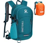 ONETOALL Wanderrucksack Damen 20L, Diebstahlsicherer Tagesrucksack Damen, Wasserdichter Fahrrad Rucksack mit Rückenbelüftung zum Wandern Tagestour Radfahren Reisen Pendeln