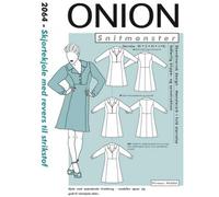 ONION Schnittmuster 2064 Hemdkleid mit Revers Größe. XS-XL