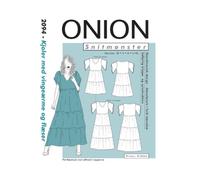 ONION Schnittmuster 2094 Kleider mit Flügelärmeln und Rüschen Größe. XS-XL