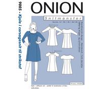 ONION Schnittmuster Plus 9005 Kleid im Corsagenschnitt Größe. XL-5XL