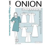 ONION Schnittmuster Twiggy Kleid mit Ballonärmeln