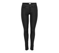 ONLY Damen Kunstlederhose 'onlANNE K' schwarz, Größe L, Länge 32, 3938480 Schwarz W40/L32
