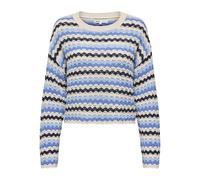 Only Strickpullover Onlasa LS O-Neck – Regular Fit, Baumwoll-Mix – Gr. M