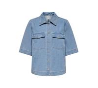 Only Jeanshemd Belle Damen hellblau mit Brusttaschen Regular Fit M