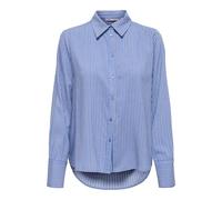 ONLY - ONLBERIT LIFE L/S SHIRT NOOS WVN Blue Bonnet - Gr. - S