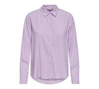 Only Regular Fit Hemdbluse aus reiner Viskose Modell 'BERIT' in Rosa, Größe XS