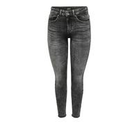Only Skinny-Jeans ONLBLUSH MID SK ANKLE DNM DOT227 Mittlere Taille Skinny Fit dunkelgrau XS/30