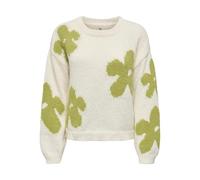 ONLY - ONLBOOTLE LS FLOWER O-NECK KNT - Gr. - M