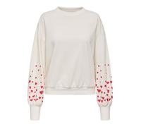 Only - ONLBROOKE L/S O-NECK FLOWER SWT NOO offwhite - Gr. - M