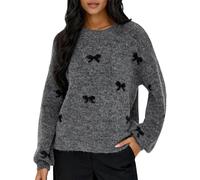 Onlbrunhilda Life Ls Bow O-Neck KNT