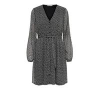 Only Chiffonkleid »ONLCERA 3/4 SHORT DRESS«, black aop cera ditsy