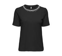 Onlcheri Life S/S O-Neck Chain Top JRS
