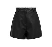 Shorts ONLY "ONLCORA SHORTS OTW", Damen, Gr. M (38), N-Gr, schwarz, Web, Obermaterial: 100% Polyester, unifarben, kurz, Hosen (16854965-M) schwarz