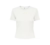 ONLY - ONLDANIELLA S/S RIB TOP CS JRS Snow White - Gr. - L