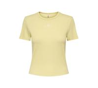ONLY - ONLDANIELLA S/S RIB TOP CS JRS Sunlight - Gr. - XS