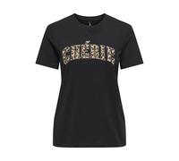 Onlditte Life Rhnstn S/S Animal Top JRS