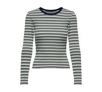 ONLY - ONLEASY L/S O-NECK STRIPE TOP JRS pineneedle - Gr. - L