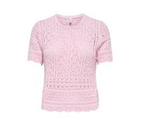 ONLY - ONLELKE LIFE SS STRUCTUR O-NECK KNT NOOS Romance Rose - Gr. - L