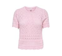 ONLY - ONLELKE SS STRUCTUR O-NECK KNT NOOS Romance Rose - Gr. - L