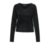 ONLY Damen Onlella Piumo L/S V-neck Cc Knt Pullover, Schwarz, XL EU