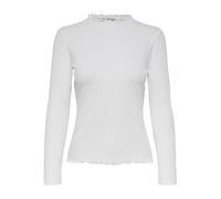 Only Damen Langarmshirt 15180040 Weiß