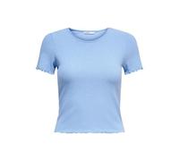 Only Kurzarm-Top ONLEMMA S/S SHORT TOP NOOS JRS Damen Rundhals Jersey Ultramarine L