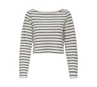 Onleva L/S Stripe Boatneck Top JRS