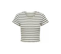 ONLY - ONLEVA STRIPE S/S TOP CS JRS Cloud Dancer - Gr. - S