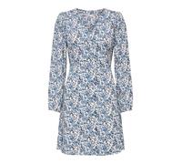 ONLY Tailliertes Freizeitkleid aus reiner Viskose Modell 'EVIDA' in Bleu, Größe L