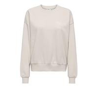 ONLY - ONLFLEUR L/S O-NECK BOX UB SWT Pumice Stone - Gr. - XL