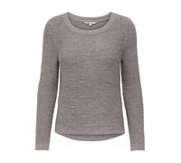 Only Strickpullover ONLGEENA XO L/S PULLOVER KNT NOOS Damen Regular Fit Rundhals S grau (satellite)