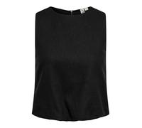 Onlgoa S/L Ballon Linen Bl Top Cc PNT
