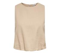 Onlgoa S/L Ballon Linen Bl Top Cc PNT
