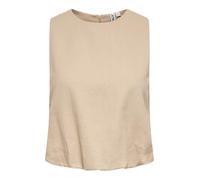 Onlgoa S/L Ballon Linen Bl Top Cc PNT