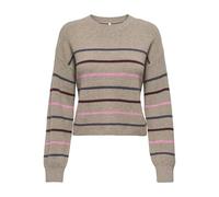 ONLY ONLIBI LS STRIPE O-NECK CC KNT, L