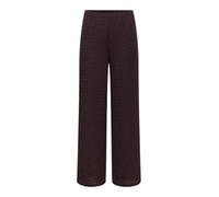 ONLY - Stoffhose mit weitem Bein und hohem Bund braun - Gr. - S