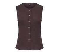ONLY - ONLILSE S/L STRUCTURE VEST JRS NOOS Deep Mahogany - Gr. - M