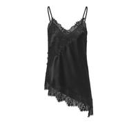 ONLINDONA STRAP SATIN LACE TOP WVN XL