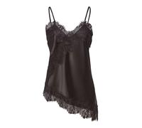 ONLINDONA STRAP SATIN LACE TOP WVN XS