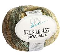 Online Cavacalla 109, Baumwollgarn mit Viskose und Leinen, Farbverlauf zum Stricken oder Häkeln