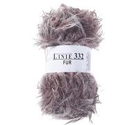 ONline Wolle Fur Linie 332 Strickwolle 50g 70m Nadelstärke 6-7 Ganzjährig Handwäsche 40°C Pullover Gr. 40 = 650g 55% Polyester 45% Polyamid Farbe 03