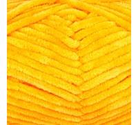 ONline Garne Effektgarn 100% Polyester 60m/50g Nadelstärke 6,5 Sonnengelb