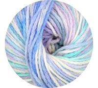 Online Garne Line 539 Beluga, Leichtes Kettengarn, 47% Wolle, 45% Polyacryl, 8% Polyamid, 100g = 200m, Nadelstärke 7,0-8,0 mm, Lebendige Farbkombinationen (05)