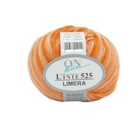 Online Garne Linie 525 Limera, Häkelwolle, Strickgarn für Frühling und Sommer, Baumwollmischgarn, Nadelstärke 4 bis 4,5 mm (04 orange)