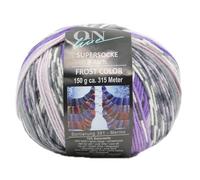 Online Garne Sockenwolle 8-fädig Supersocke Merino Color | Dicke Strumpfwolle mit Farbverlauf zum Stricken und Häkeln | Sockengarn 8-fach, trocknergeeignet (3210)