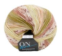 Online Garne Supersocke Silk Color Sockengarn, 4-fädig mit Farbverlauf, 55% Wolle, 25% Polyamid, 20% Seide, 100g, 400m (3168)