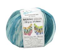 Online Garne Supersocke Sockenwolle 6-fach Merino Color | Strumpfwolle 6-fädig mit Merinowolle | 150g dickes Sockengarn mit Farbverlauf | 75% Wolle, 25% Polyamid (3250)